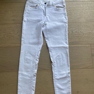 Crewcuts Girls Size 12 White Skinny Ankle Jeans Pants